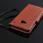 Fashion Cross Pattern Flip Leather Wallet Case For Htc One M7 With 1165426966-6-Red