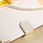 Luxury Shining Crystal Bling Wallet Leather Case For Nokia Lumia 5 32303926207-2-White