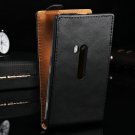Vintage Genuine Leather Case For Nokia Lumia 920 Flip Business Sty 2043101302-1-Black