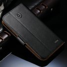 Black Genuine Leather Phone Bag Case Cover For Lenovo A820 Luxury  1738193205-1-Black