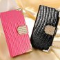 Fashion Wallet Style Bling Pu Leather Case For Motorola Moto G2 Xt 32227559161-3-blue