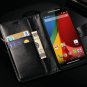 Deluxe Stand Wallet Style Leather Case For Motorola Moto G2 Xt1063 32263374062-1-black case