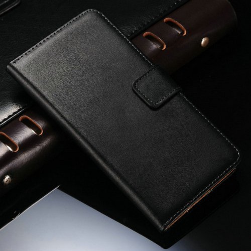 Genuine Leather Case For Huawei Ascend P7 Wallet Style Phone Bag V 2023935642-1-black