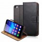 Luxury Flip Genuine Leather Case For Huawei Honor 6 Stand Wallet L 32300535567-1-Black