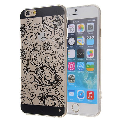 Phone Cases For Iphone 6 4.7"" Case Gold Slim 0.3Mm Silicone Cover  2041051096-1-i6103black
