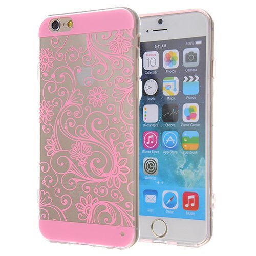 Phone Cases For Iphone 6 4.7"" Case Gold Slim 0.3Mm Silicone Cover  2041051096-4-i6103pink