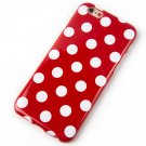 Phone Cases For Iphone 6 Case 4.7 Polka Dot Soft Silicon Cover Mob 32216770889-7-Red
