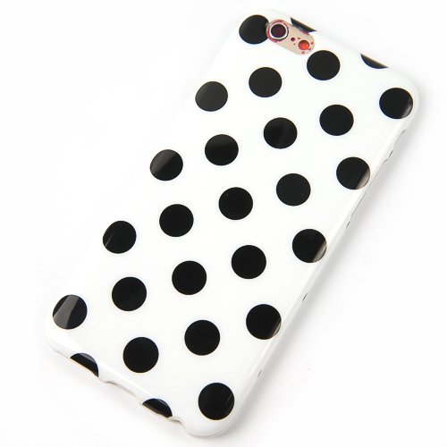 Phone Cases For Iphone 6 Case 4.7 Polka Dot Soft Silicon Cover Mob 32216770889-8-White