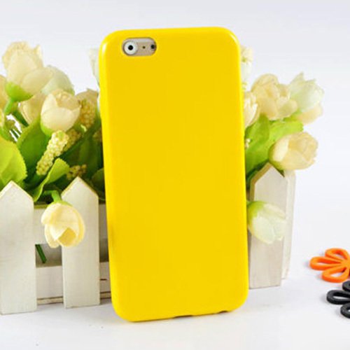 Phone Cases For Iphone 6 Case Candy Color Soft Package Edge Cover  2039070381-10-Yellow