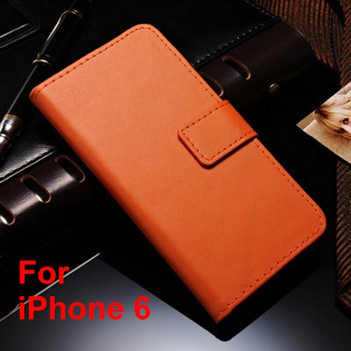 Phone Case For Iphone 6 Case Leather Case For Iphone 6 Plus Mobile 32215145908-5-orange 6