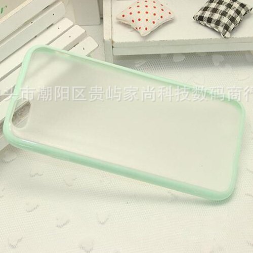Phone Cases For Iphone 6 Case Candy Color Transparent Package Edge 2038649102-5-i6117Green