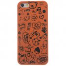 Phone Cases For Iphone 5 5S Case Magic Girl Cover Mobile Phone Bag 1634592736-4-5S106Orange