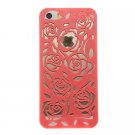 Case For Iphone 5S 5 5G Hollow Out Rose Cover Free Shipping Mobile 1573645681-6-Red