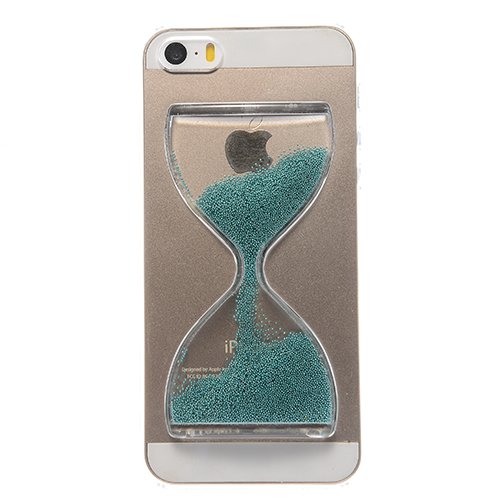 Phone Cases For Iphone 5S 5 Sand Clock Sand Glass Transparent Cove 1570554185-4-Sky Blue
