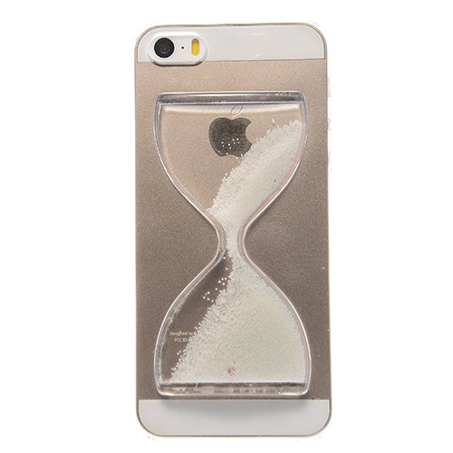 Phone Cases For Iphone 5S 5 Sand Clock Sand Glass Transparent Cove 1570554185-8-White