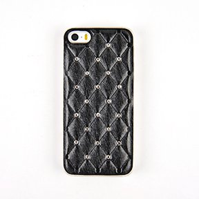 Phone Cases For Iphone 5 Case For Iphone 5S Gold Slim With Crystal 1890116070-1-Black