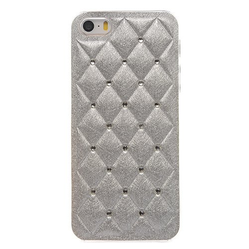 Phone Cases For Iphone 5 Case For Iphone 5S Gold Slim With Crystal 1890116070-6-Silver