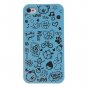 Phone Cases For Iphone 4 4S Case Magic Girl Cover Mobile Phone Bag 2030526920-3-Sky Blue