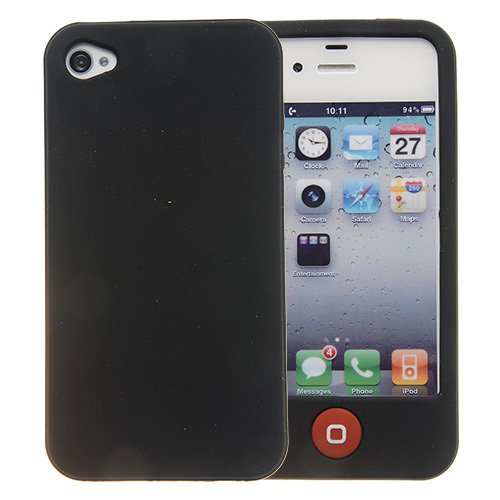 Phone Cases For Iphone 4 4S Case Tpu Soft Cover Mobile Phone Bags  2035916204-1-Black