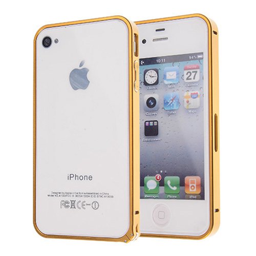 Phone Cases For Iphone 4 Case For Iphone 4S Bumper Mobile Phone Ba 2034148563-5-Gold