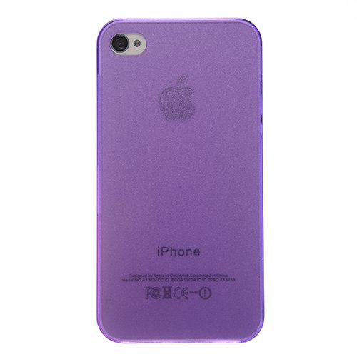 Phone Cases For Iphone 4S 4 4G 0.2Mm Gold Slim Cover Free Shipping 1846443554-7-Purple