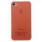 Phone Cases For Iphone 4S 4 4G 0.2Mm Gold Slim Cover Free Shipping 1846443554-9-Red