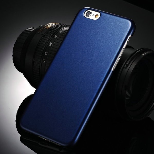 Metallic Paint Hard Case For Iphone 6 6G 4.7"" Inch Ultra Slim Phon 32226499612-2-blue