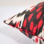 Ikat Pillow, Colorful Caravan 20"" Ikat Pillow Cover, Ikat throw pillows, Designer pillows, Decorati