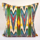 Ikat Pillow, Hand Woven Ikat Pillow Cover, Ikat throw pillows, Designer pillows, Decorative pillows,