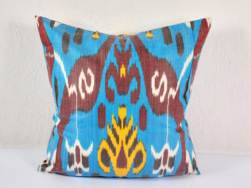 Ikat Pillow, Hand Woven Ikat Pillow Cover, Ikat throw pillows, Designer pillows, Decorative pillows,