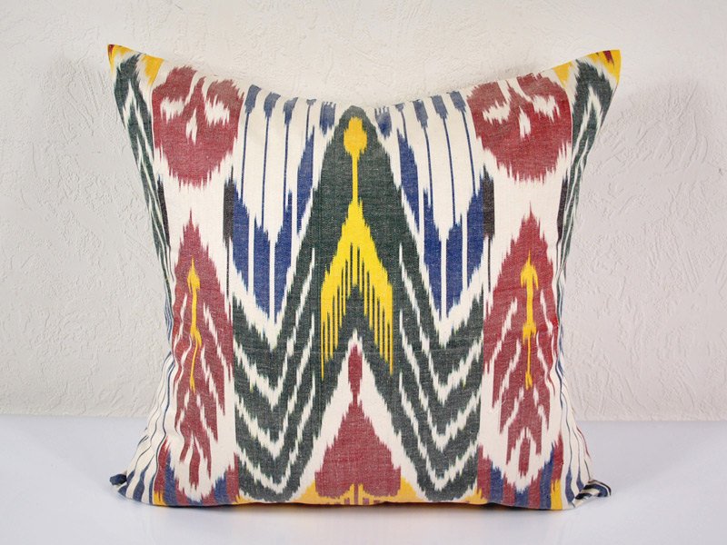 Ikat Pillow, Hand Woven Ikat Pillow Cover, Ikat throw pillows, Designer pillows, Ikat Pillow, Decora