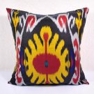 Ikat Pillow, Hand Woven Ikat Pillow Cover, Ikat throw pillows, Designer pillows, Decorative pillows,