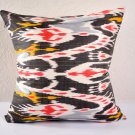 Ikat Pillow, Hand Woven Ikat Pillow Cover, Ikat throw pillows, Designer pillows, Decorative pillows,