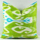 Ikat Pillow, Hand Woven Ikat Pillow Cover, Ikat throw pillows, Designer pillows, Decorative pillows,