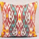 Ikat Pillow, Hand Woven Ikat Pillow Cover, Ikat throw pillows, Designer pillows, Decorative pillows,