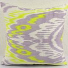 Ikat Pillow, Hand Woven Ikat Pillow Cover, Ikat throw pillows, Designer pillows, Decorative pillows,