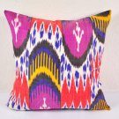 Ikat Pillow, Hand Woven Ikat Pillow Cover, Ikat throw pillows, Designer pillows, Decorative pillows,