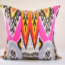 Ikat Pillow, Hand Woven Ikat Pillow Cover, Ikat throw pillows, Designer pillows, Decorative pillows,