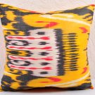 Ikat Pillow, Hand Woven Ikat Pillow Cover, Ikat throw pillows, Designer pillows, Decorative pillows,