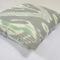 Ikat Pillow, Slow Tide 20"" Ikat Pillow Cover, Ikat throw pillows, Designer pillows, Decorative pill