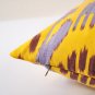 Ikat Pillow, Summer Solstice 20"" Ikat Pillow Cover, Ikat throw pillows, Designer pillows, Decorativ