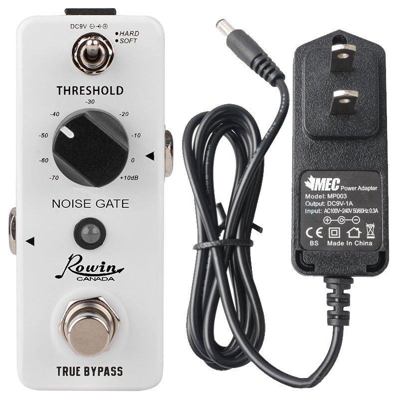 Rowin Noise Gate +POWER Supply Noise Reduction Guitar Effect Pedal True