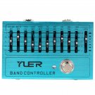 YUER Band Controller 10 Band EQ Guitar Effect Pedal True Bypass YF-40 ✅