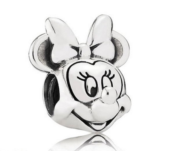 Authentic PANDORA Charm Sterling Silver 925 DISNEY MINNIE PORTRAIT CHARM 791587