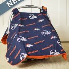 NEW Broncos NFL Licensed Car Seat Canopy Baby Infant Newborn Cover Football Team