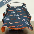 NEW Bears NFL Licensed Car Seat Canopy Baby Infant Newborn Cover Football Team