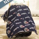 NEW Patriot NFL Licensed Car Seat Canopy Baby Infant Newborn Cover Football Team
