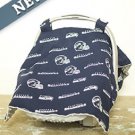 NEW Seahawk NFL Licensed Car Seat Canopy Baby Infant Newborn Cover Football Team