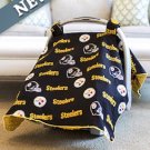 NEW Steelers NFL Licensed Car Seat Canopy Baby Infant Cover Football Team
