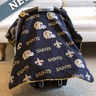 NEW Saints NFL Licensed Car Seat Canopy Baby Infant Newborn Cover Football Team